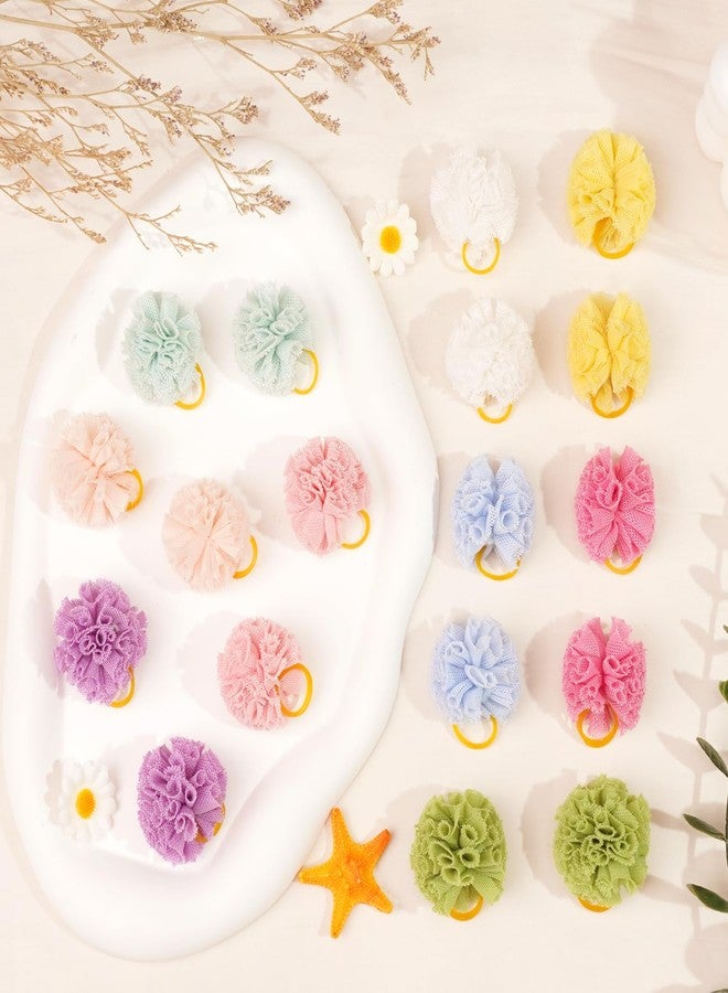 Yxiang Small Dog Ball Bows with Rubber Bands Hair Bows Pet Hair Accessories for Dog Yorkies Poodle and Cat Grooming - Image 3